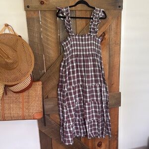 Hill House Multicolor Plaid Dress XL